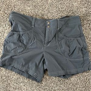 Grey athlete gym shorts